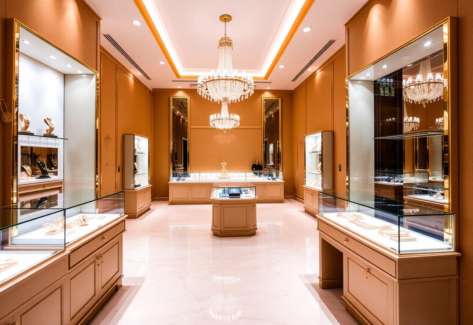Interior of Om Ornaments Zamania showroom